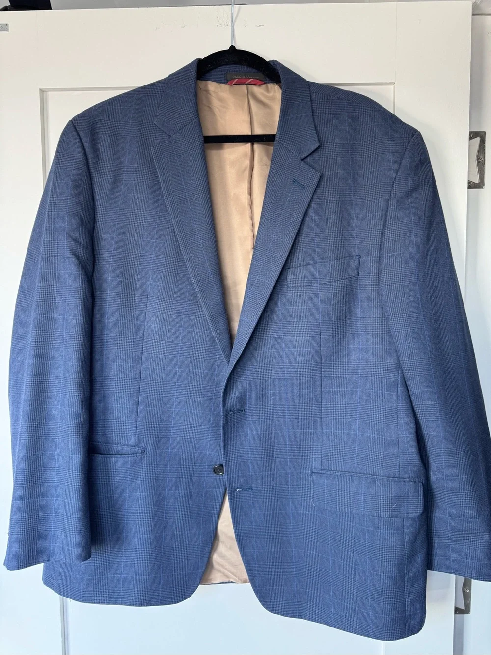 Izod Men's Blue Windowpane Sport Coat